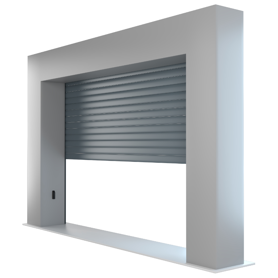 Rolovací vrata – kompaktní box nad otvorem